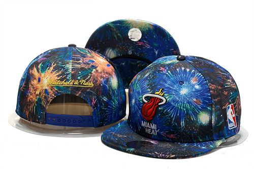 Miami Heat Snapback Hat 0903 (4)